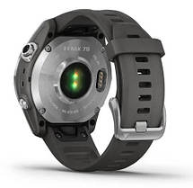 Смарт-годинник Garmin Fenix 7S – Standard Edition Silver with Graphite Band, фото 5