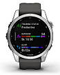 Смарт-годинник Garmin Fenix 7S – Standard Edition Silver with Graphite Band, фото 7