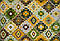 Декоративні тканини мозаїка жовта з зеленим тефлон Туреччина 88275v9, фото 3