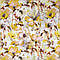 Декоративні тканини жовті квіти на білому тлі Іспанія 87876v5, фото 2