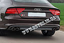 Дифузор заднього бампера Audi A7 2011-2014 стиль S7, фото 7