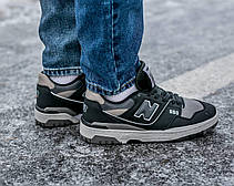 Чоловічі кросівки New Balance 550 Shadow Black Marblehead BB550SR1, фото 6