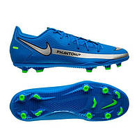Футбольні бутси Nike PHANTOM GT CLUB FG/MG CK8459-400, Синій, Розмір (EU) — 44.5