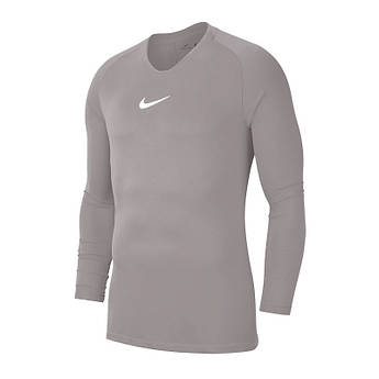 Дитяча компресійна термофутболка Nike Dry Park First Layer LS AV2611-057, Сірий, Розмір (EU) — 140cm