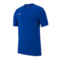 Футболка спортивна бавовняна Nike Team Club 19 Tee SS AJ1504-463, Синій, Розмір (EU) S