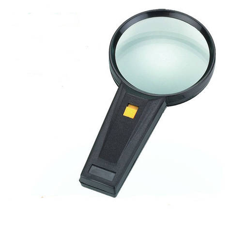 Лупа ручна з підсвіткою, збільшення 2.5Х, діаметр 90 мм MG 82015-L, фото 1