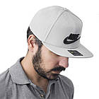 Кепка з прямим козирком Nike Futura Snapback In Grey 6-панельний снепбек (891284-077), фото 6