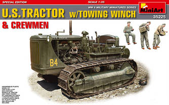 U.S Tractor  w\Towing winch     1\35    MiniART 35225