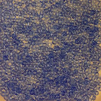 Бісер Ярна Корея розмір 10/0 колір 13 темно блакитний прозорий 50г