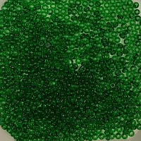 Бісер Ярна Корея розмір 10/0 колір 22 зелений прозорий 50г