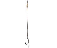 Готовый поводок Carp Pro Sinking Braid 30 lb x8 Curved Shank №8