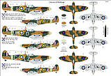 Пластикова модель 1/72 Kovozavody Prostejov 0305 британський винищувач Spitfire Mk.IIa LR „Long Range“, фото 3