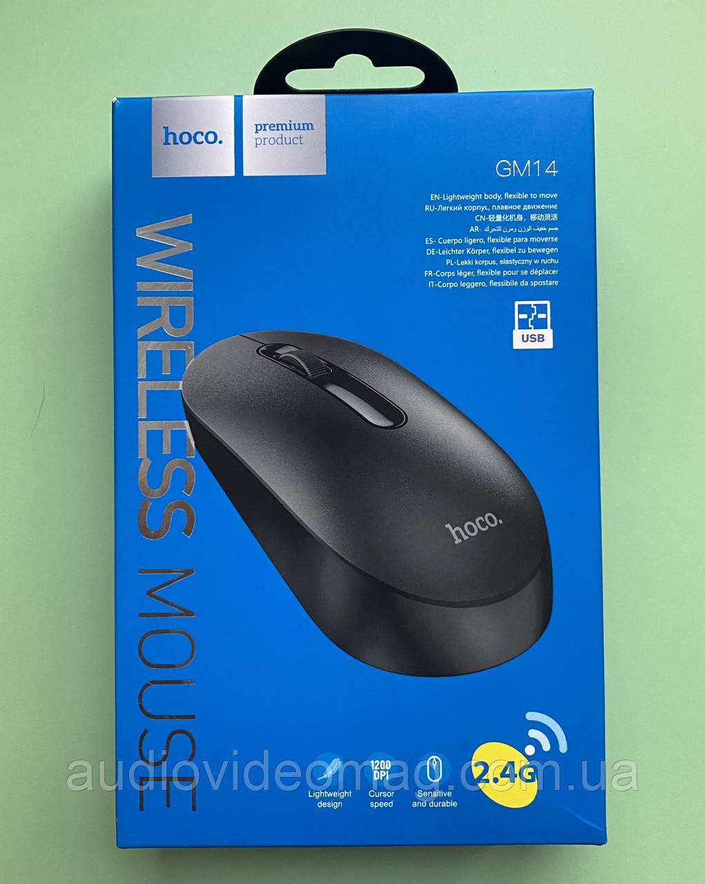 Мышь компьютерная беспроводная HOCO GM14 ( 2.4Ghz + Bluetooth), фото 1