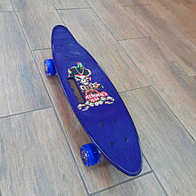 Скейт Пенни борд С 40310 Best Board колеса ПУ, светящиеся