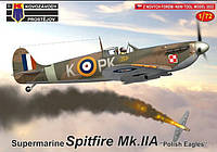 Пластикова модель 1/72 Kovozavody Prostejov 0303 британський винищувач Spitfire Mk.IIa Polish Eagles