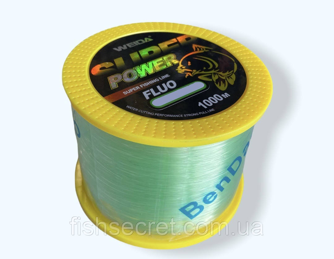 Рибальська волосінь Weida Fluo 1000м. 0.25, фото 1