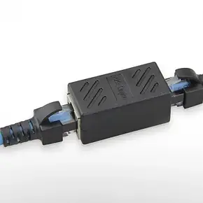 Ethernet-адаптер 8P8C RJ45 подовжувач кабелю Lan для під'єднання до інтернету «гнездо-гніздо», фото 4
