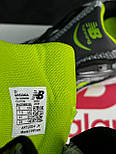 Чоловічі кросівки New Balance 530 весна-осінь з сіткою сірі з зеленим. Живе фото. топ, фото 2