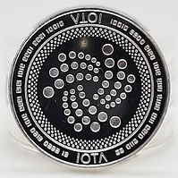 Монета сувенірна IOTA срібного кольору