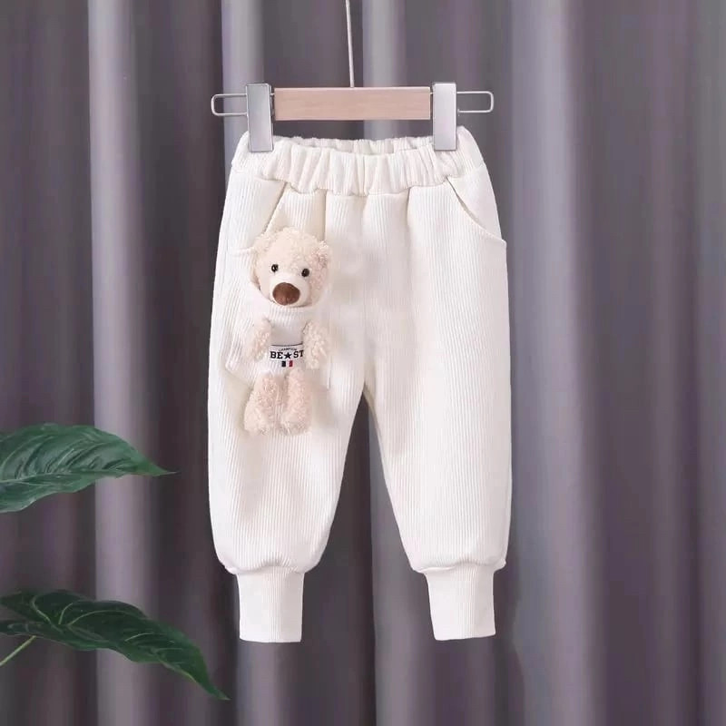 Детские штаны для мальчиков и девочек с мишкой, спортивные штаны для ...