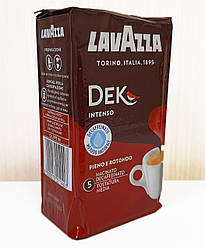Кава мелена без кофеїну "Lavazza Dek Intenso" 250 грамів Італія 60/40