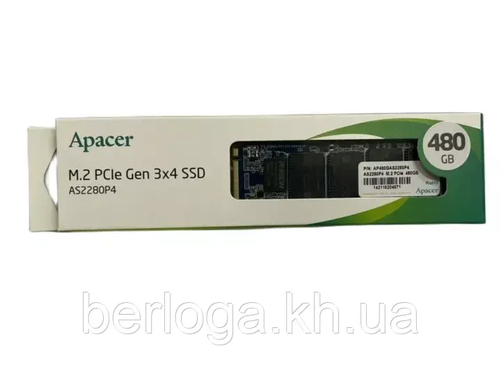 SSD накопичувач Apacer AP480GAS2280P4 480GB