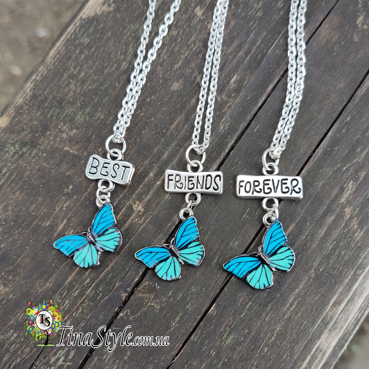 Парні кулони для трьох друзів BEST FRIENDS Сова ,кулон дружби, фото 1