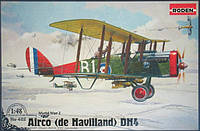 Пластикова модель 1/48 Roden 422 британський багатоцільовий літак De Havilland D.H.4 (Eagle)