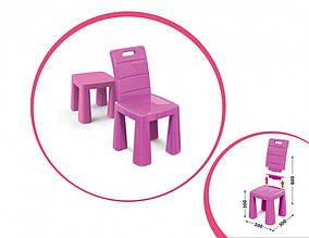 ¶Дитячий стілець-табурет 04690/1/2/3/4/5 висота табуретки 30 см топ Рожевий