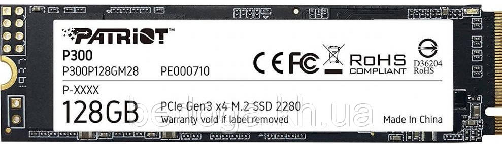 SSD накопичувач PATRIOT P300 128 GB (P300P128GM28)