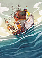 Детская книга Банда пиратов: Атака пираньи 797001 укр. языком топ