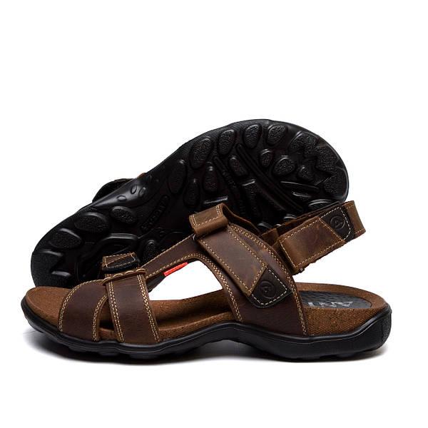 Чоловічі шкіряні сандалії Antec Brown