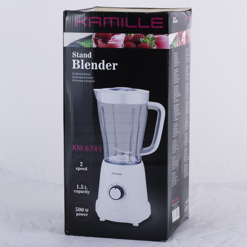 Блендер стаціонарний 1.5 л 500 Вт Kamille 6741, фото 1