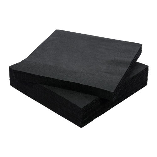 Серветки (максі-пак) Марго 24*24см 1шар. 500шт Чорні