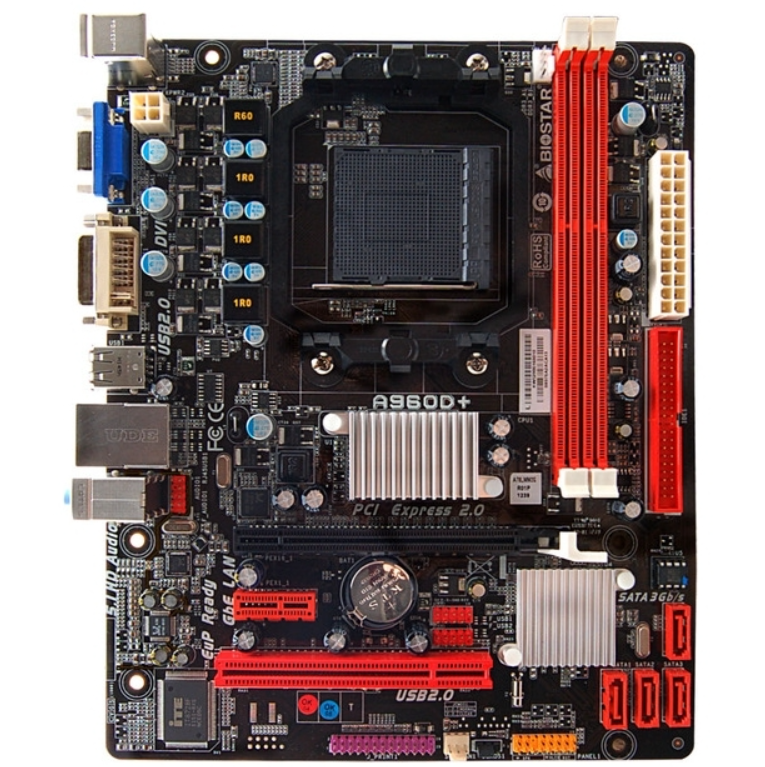 Плата під AMD sAM3+ /AM3 BIOSTAR A960D+ ПІДТРИМУЄ ВСІ FX 125W - 95W! + БУДЬ-ЯКІ 2-6 ЯДЕРНІ ПРОЦИ AM3