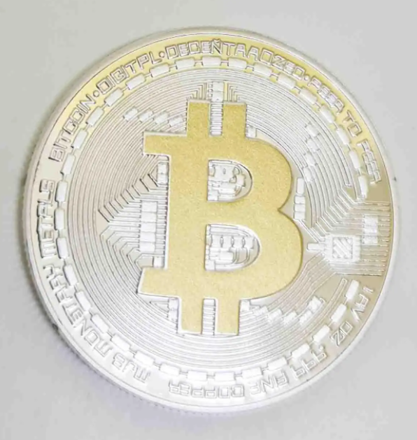 Монета сувенірна Biscoin, колір срібло, золото