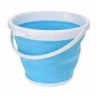 Ведро туристическое силиконовое складное 10 литров Collapsible Bucket