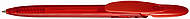 Ручка пластикова VIVA PENS Rico color bis прозоро-червона, фото 1