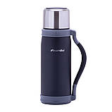 Термос з нержавіючої сталі Kamille KM-2015 Салатовий 1200мл Термос з чашкою Термос для гарячих напоїв, фото 9