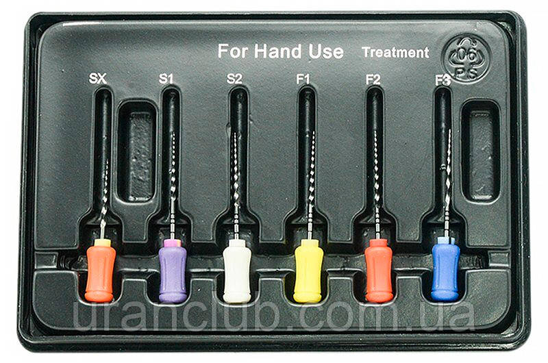 Ручні файли ProTaper Universal (6шт/уп), 19 мм SХ