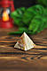 Піраміда з натурального каменю онікс, 4 см, фото 2