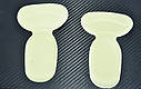 Накладки вкладиші для взуття від натирання п'ят Heel Pad Beige, фото 4