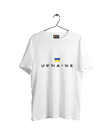 Футболка мужская "Ukraine флаг Украины"