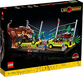 Конструктор Lego Jurassic World Втеча Ті-Рекса 1212 деталей (76956)