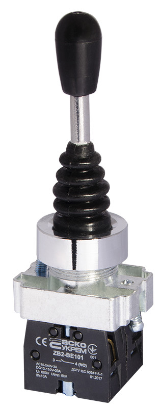 Кнопка-маніпулятор 2 положення XB2-D2PA12 (3SXD2PA12) 2NO з фіксацією [ A0140010048], фото 1