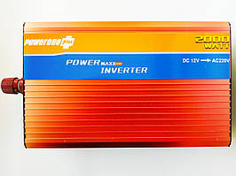 Перетворювач PowerOne Plus 12-220V 2000W