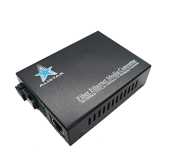 Медіаконвертер 10/100BASE-T 100BASE-FX 1SM WDM SC 20KM TX1310/RX1550nm Alistar