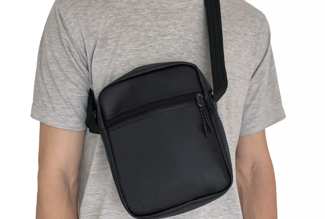 Сумка месенджер VOLT EcoLeather All Blk, фото 1