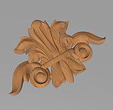 Різьблений дерев'яний декор для меблів/Декор центральний/ Код ДЦ22, фото 5