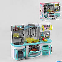 Кухня для кукол QF2801G, световые и звуковые эффекты, продукты, посуда, на батарейках, в коробке